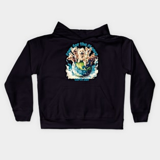 Paws For The Planet Kids Hoodie